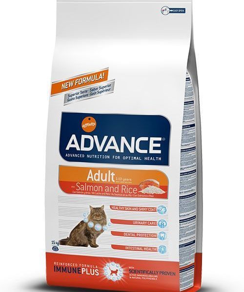 Advance Adult Salmon&amp;Rice Somonlu Yetişkin Kedi Maması 15 Kg